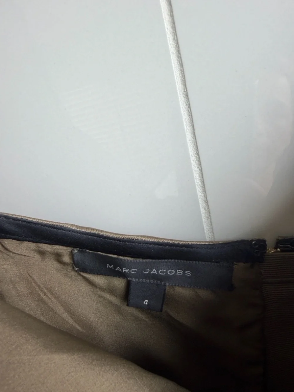 Marc Jacobs Runway Olive Strapless Utility Mini Dress - Picture 5 of 16